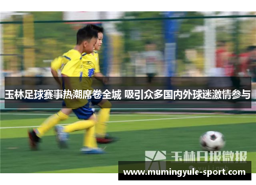 玉林足球赛事热潮席卷全城 吸引众多国内外球迷激情参与