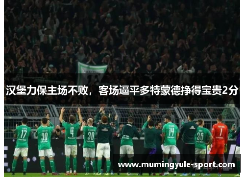 汉堡力保主场不败，客场逼平多特蒙德挣得宝贵2分